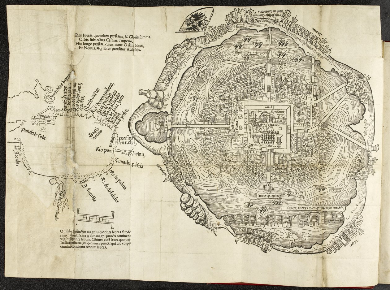 Piano di Messico, in Hernando Cortés, La preclara narratione di Ferdinando Cortese della Nuova Spagna, Venezia da Italian School