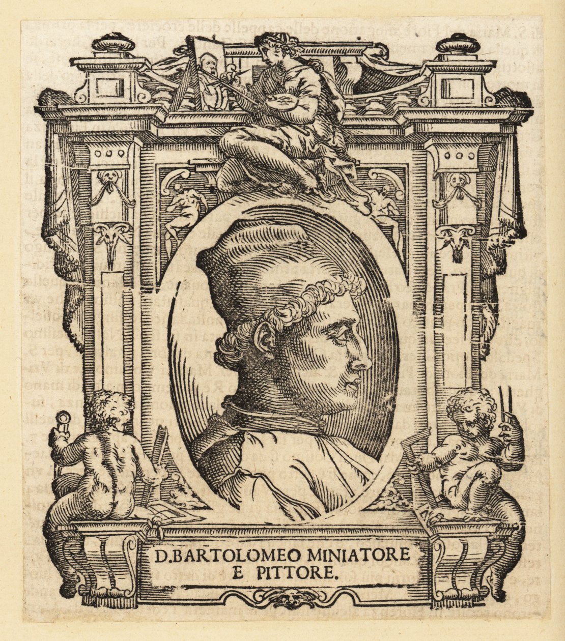 Ritratto di Bartolomeo della Gatta, pittore, miniatore e architetto italiano (fiorentino) da Italian School
