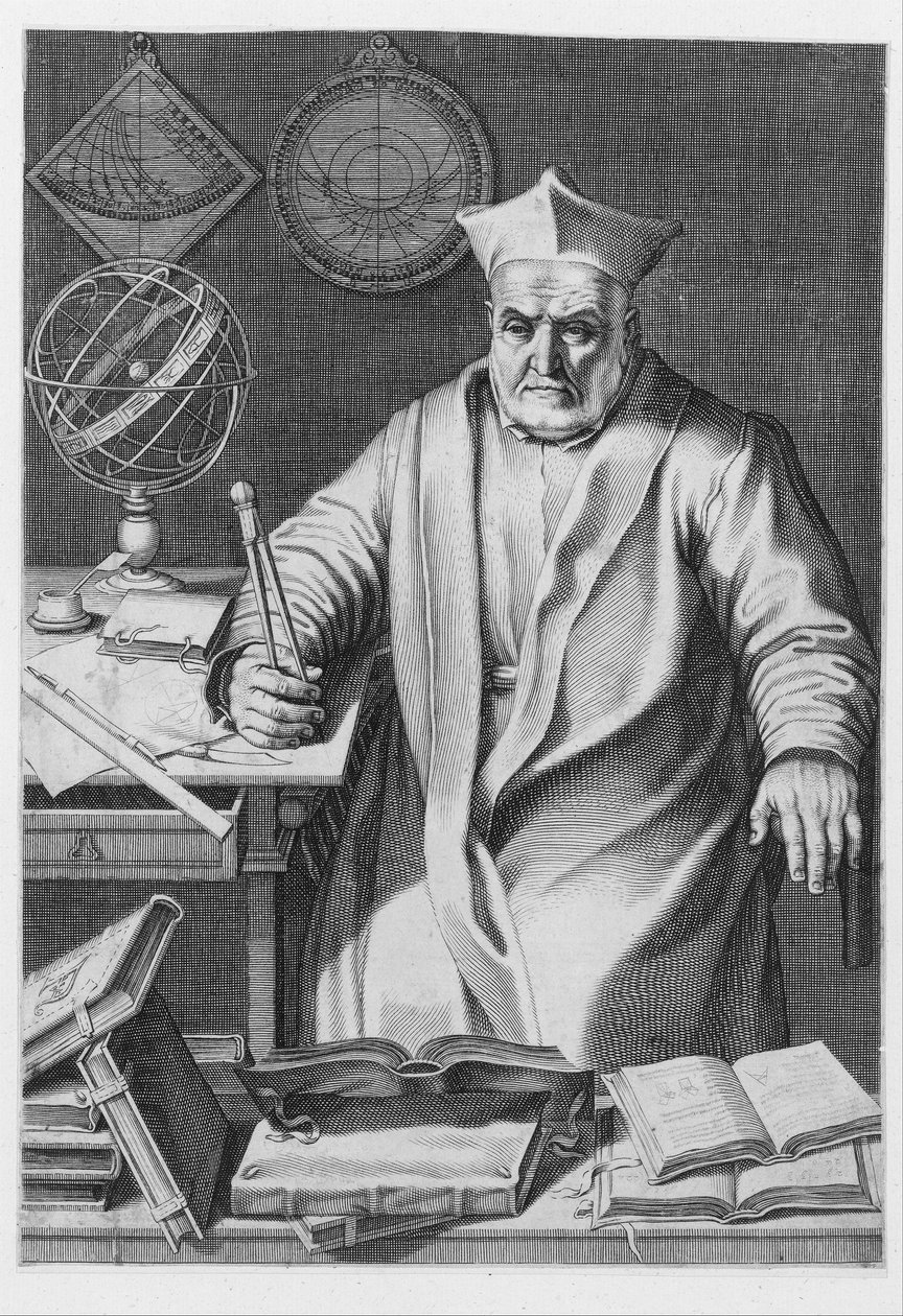 Ritratto del cardinale Christopher Clavius da Italian School