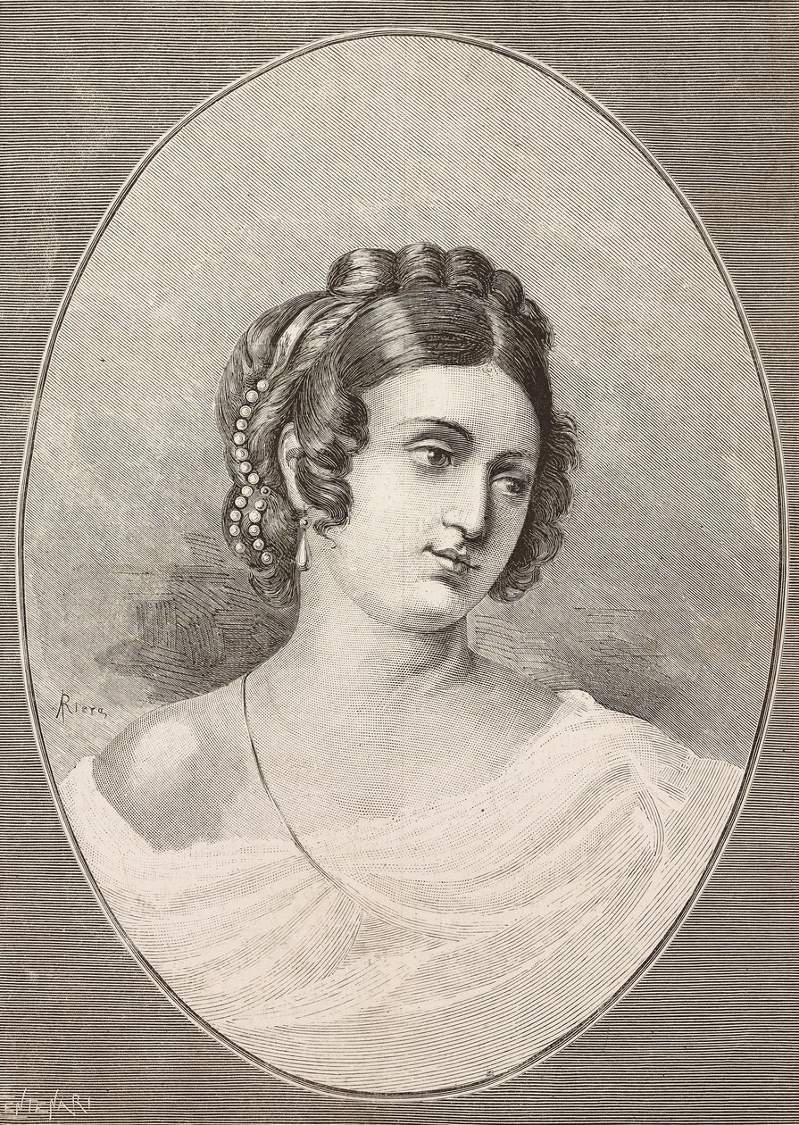 Ritratto di Costanza Monti (1792-1840), poetessa italiana (incisione di Centenari) da Italian School