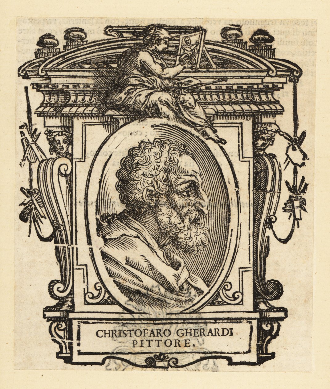 Ritratto di Cristofano Gherardi o Cristoforo Gherardi, anche noto come il Doceno da Italian School