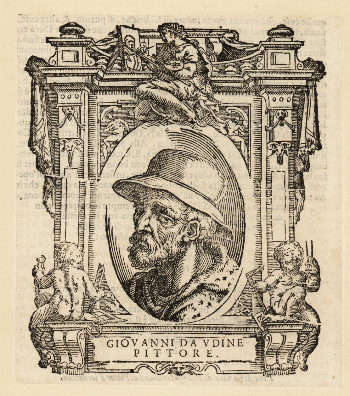 Ritratto di Giovanni Nanni, pittore e architetto italiano nato a Udine da Italian School
