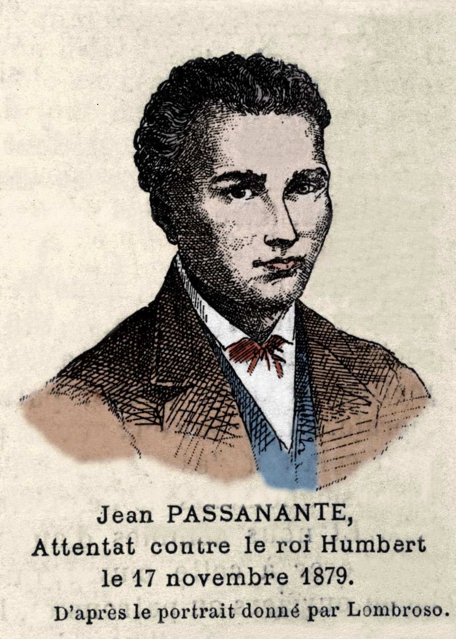 Ritratto di Giovanni Passannante (1849-1910) che compì l