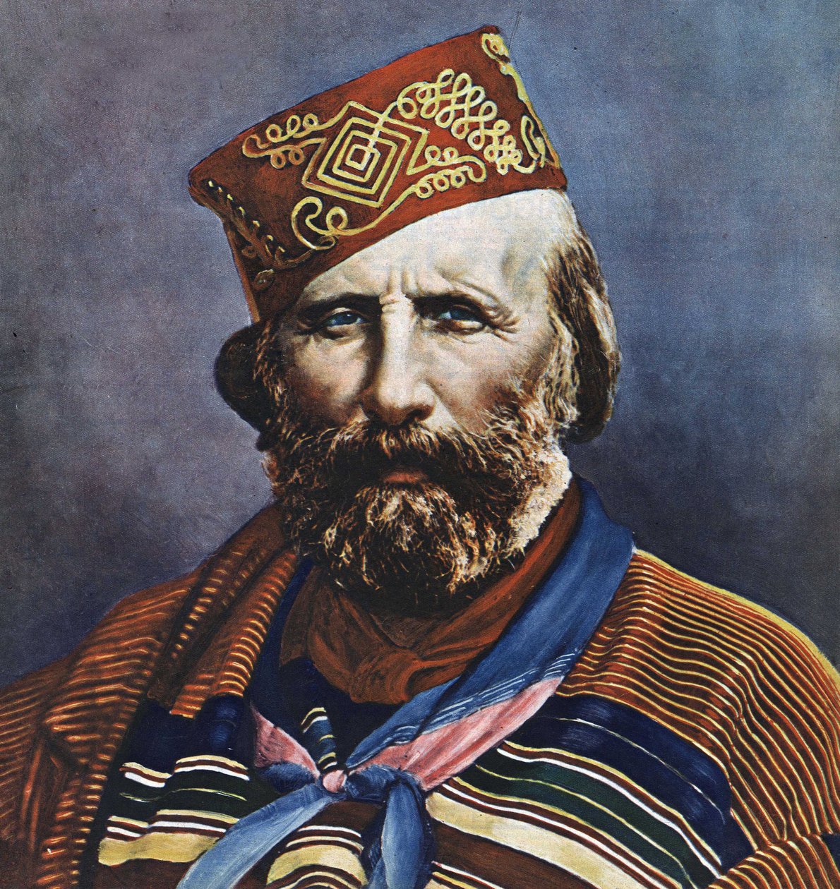 Ritratto di Giuseppe Garibaldi (1807-1882), politico italiano da Italian School