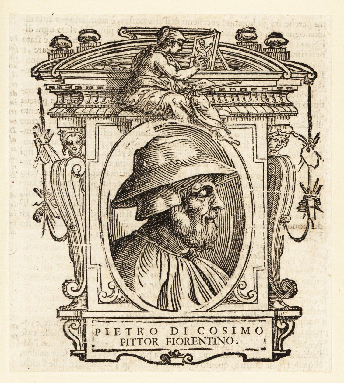 Ritratto di Piero di Cosimo, noto anche come Piero di Lorenzo, pittore italiano del Rinascimento di Firenze da Italian School