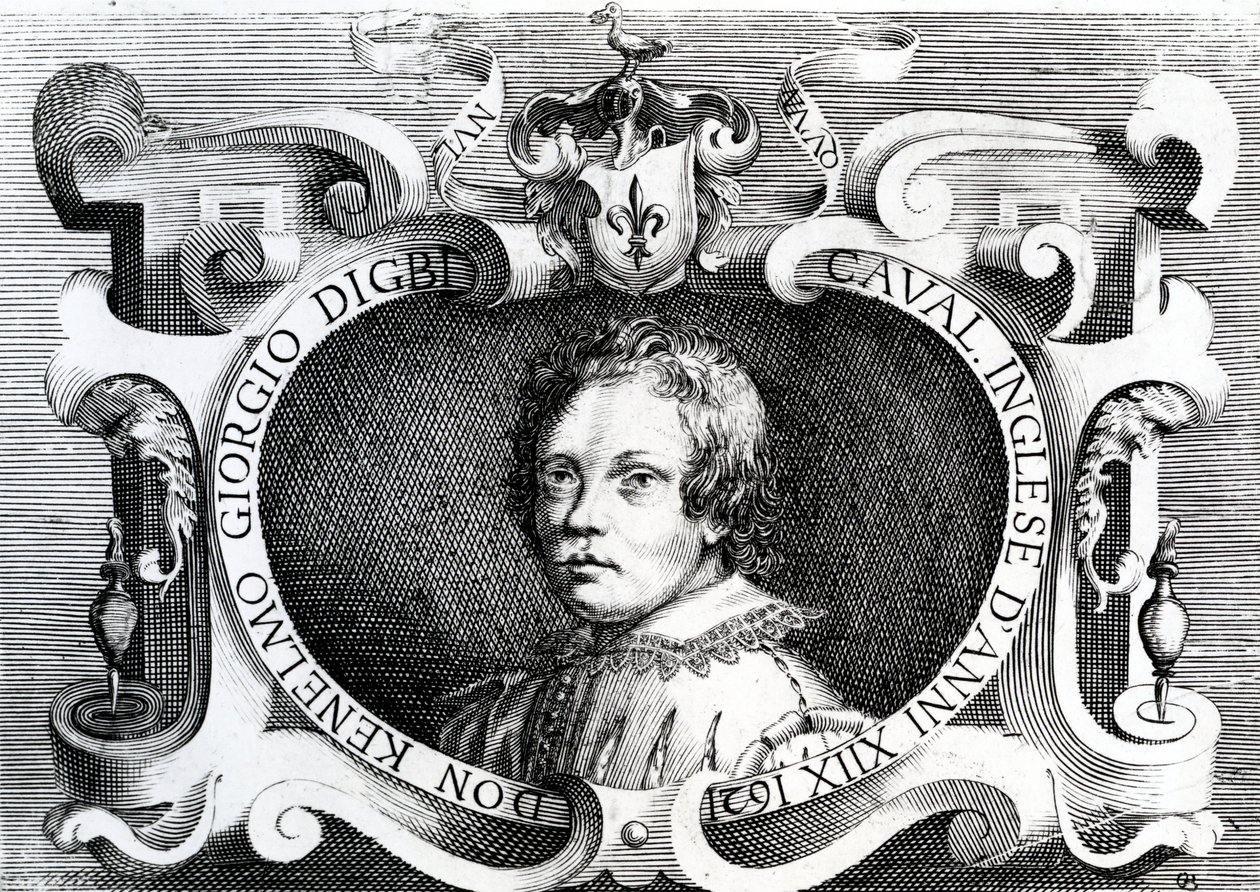 Ritratto di Sir Kenelm Digby, 1621 da Italian School