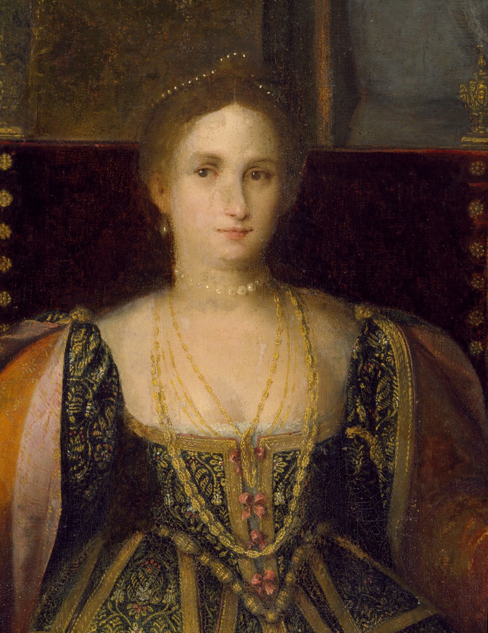 Ritratto di una donna come Cleopatra da Italian School