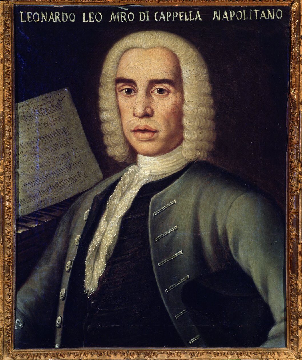 Ritratto di Leo Leonardo, compositore italiano da Italian School