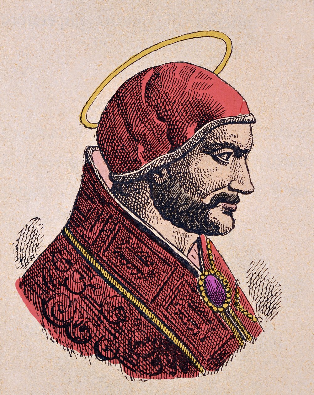Ritratto di Papa Anastasio I (399-401) da Italian School
