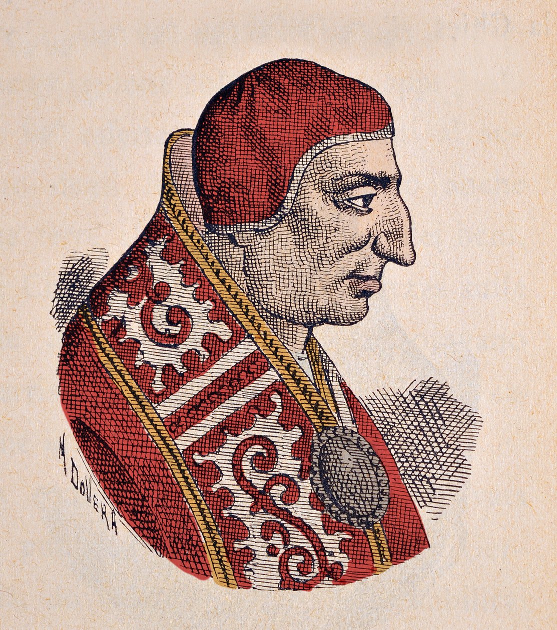Ritratto di Papa Benedetto VIII (1012-1024) da Italian School