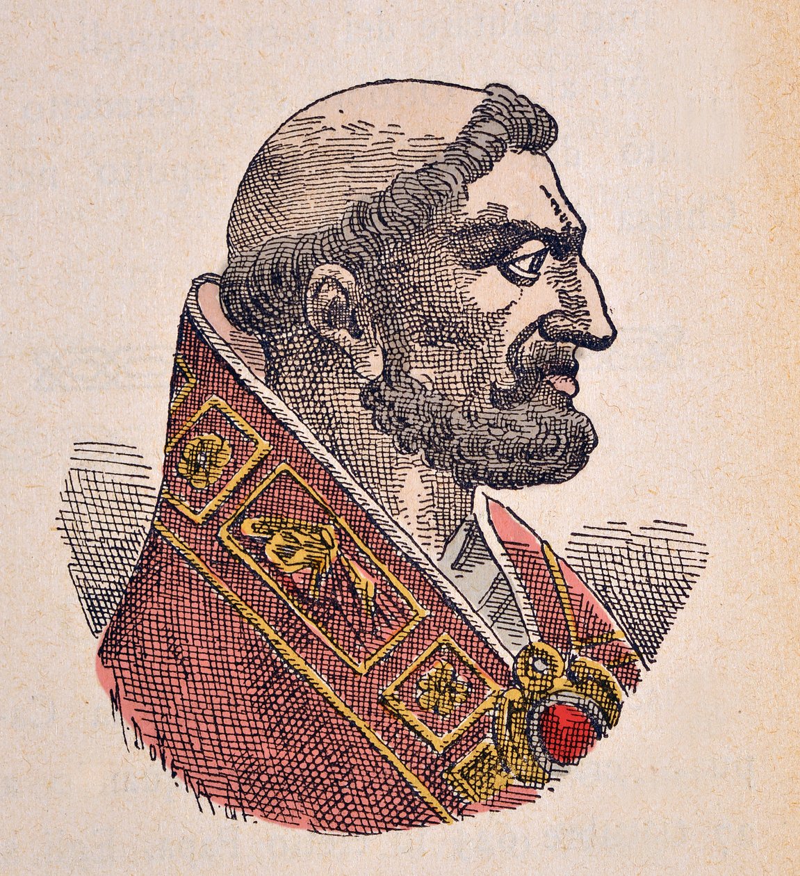 Ritratto di Papa Bonifacio V (619-625) da Italian School