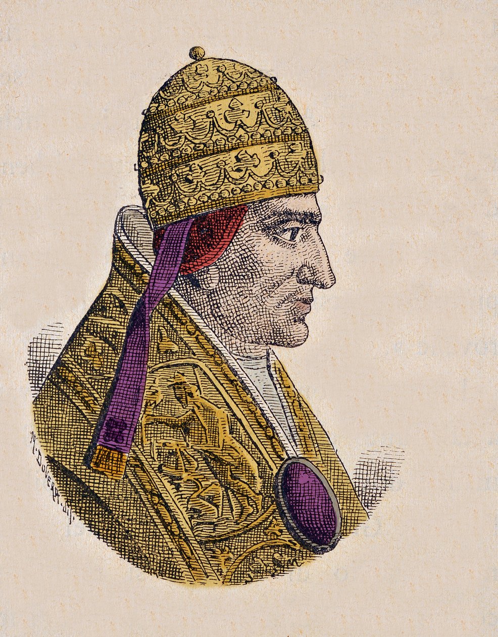 Ritratto di Papa Clemente II (Clemente o Clemens) (1046-1047) da Italian School