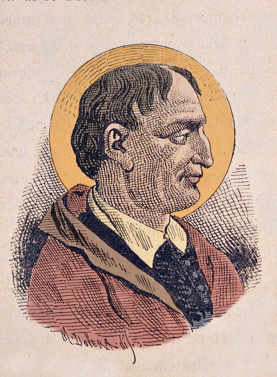 Ritratto di Papa Cornelio (251-253) da Italian School