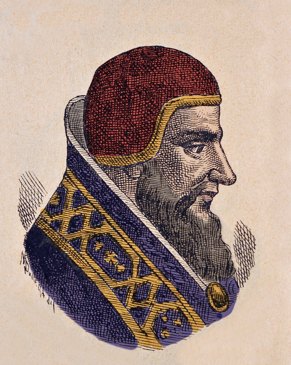Ritratto di Papa Damaso II (1048) da Italian School