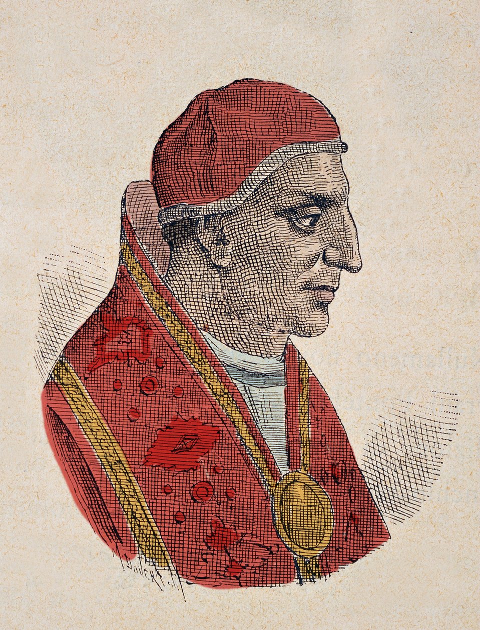 Ritratto di Papa Stefano III (Stephen, Stefano o Stephanus) (768-772) da Italian School