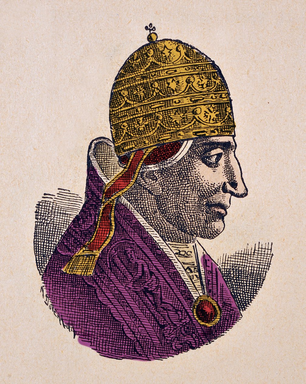 Ritratto di Papa Stefano IX (1057-1058) da Italian School
