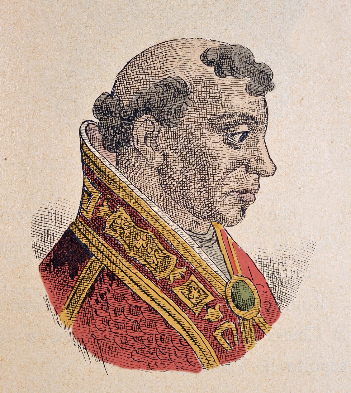 Ritratto di Papa Formoso (891-896) da Italian School