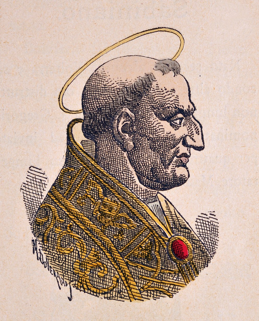 Ritratto di Papa Gregorio Magno (590-604) da Italian School