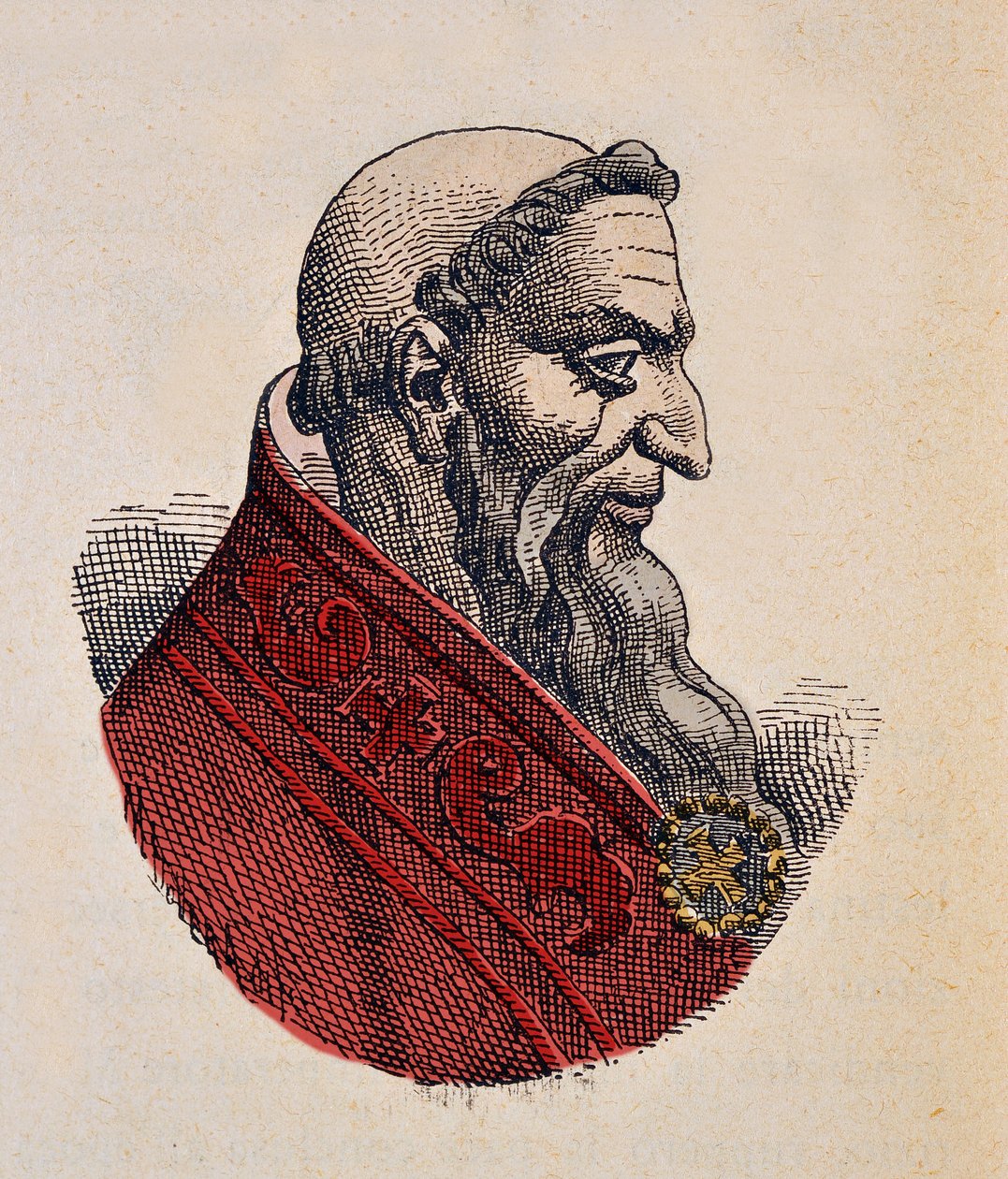 Ritratto di Papa Onorio I (625-638) da Italian School