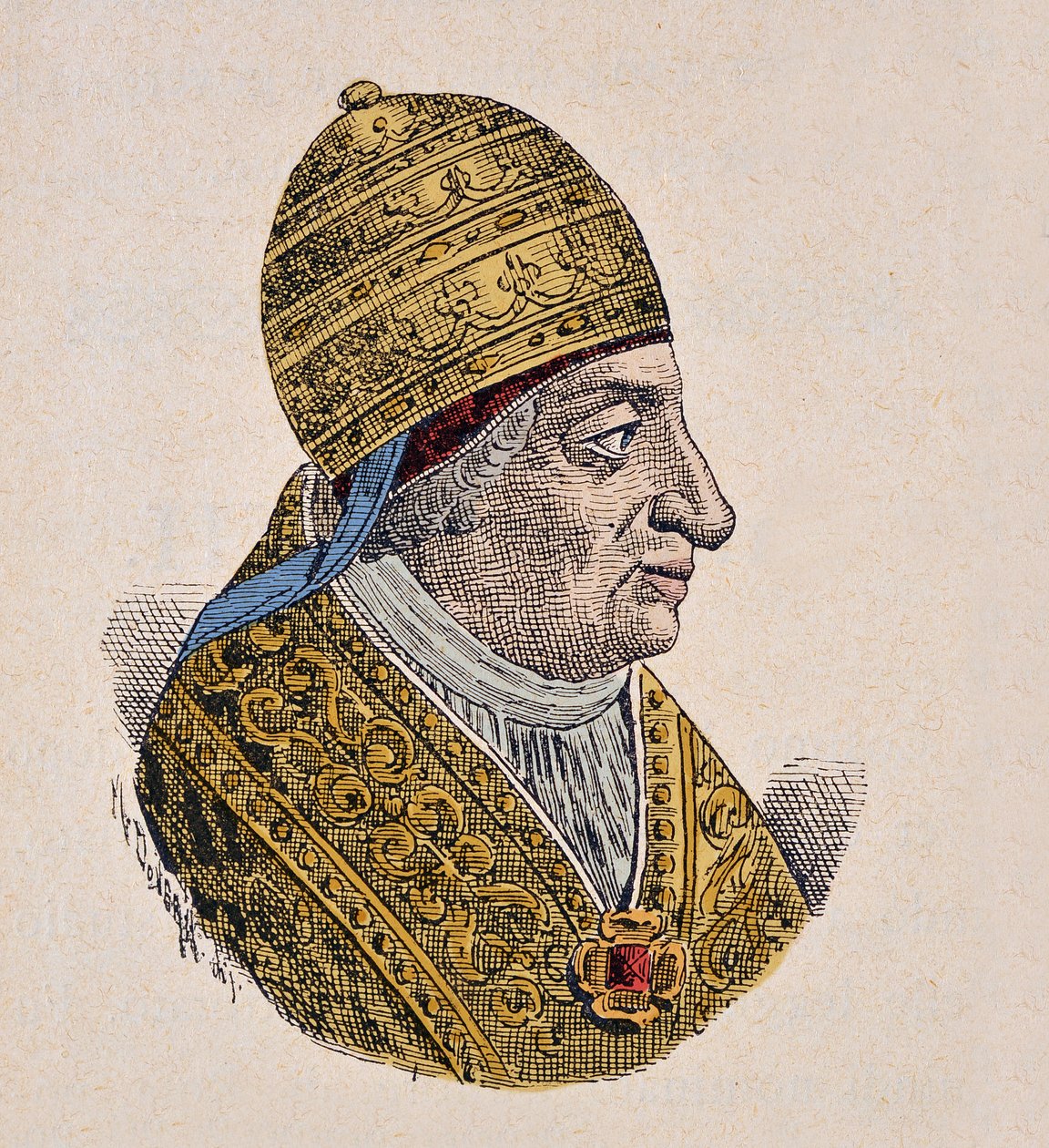 Ritratto di Papa Innocenzo VII (1404-1406) da Italian School