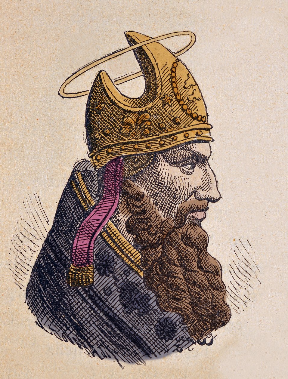 Ritratto di Papa Marco (Mark o Marcus o Marco) (335-336) da Italian School