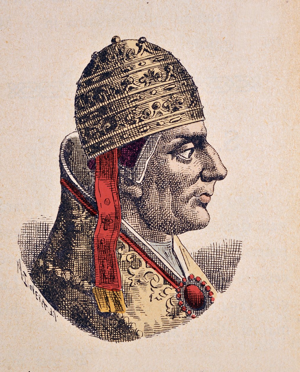 Ritratto di Papa Niccolò IV (1288-1292) da Italian School
