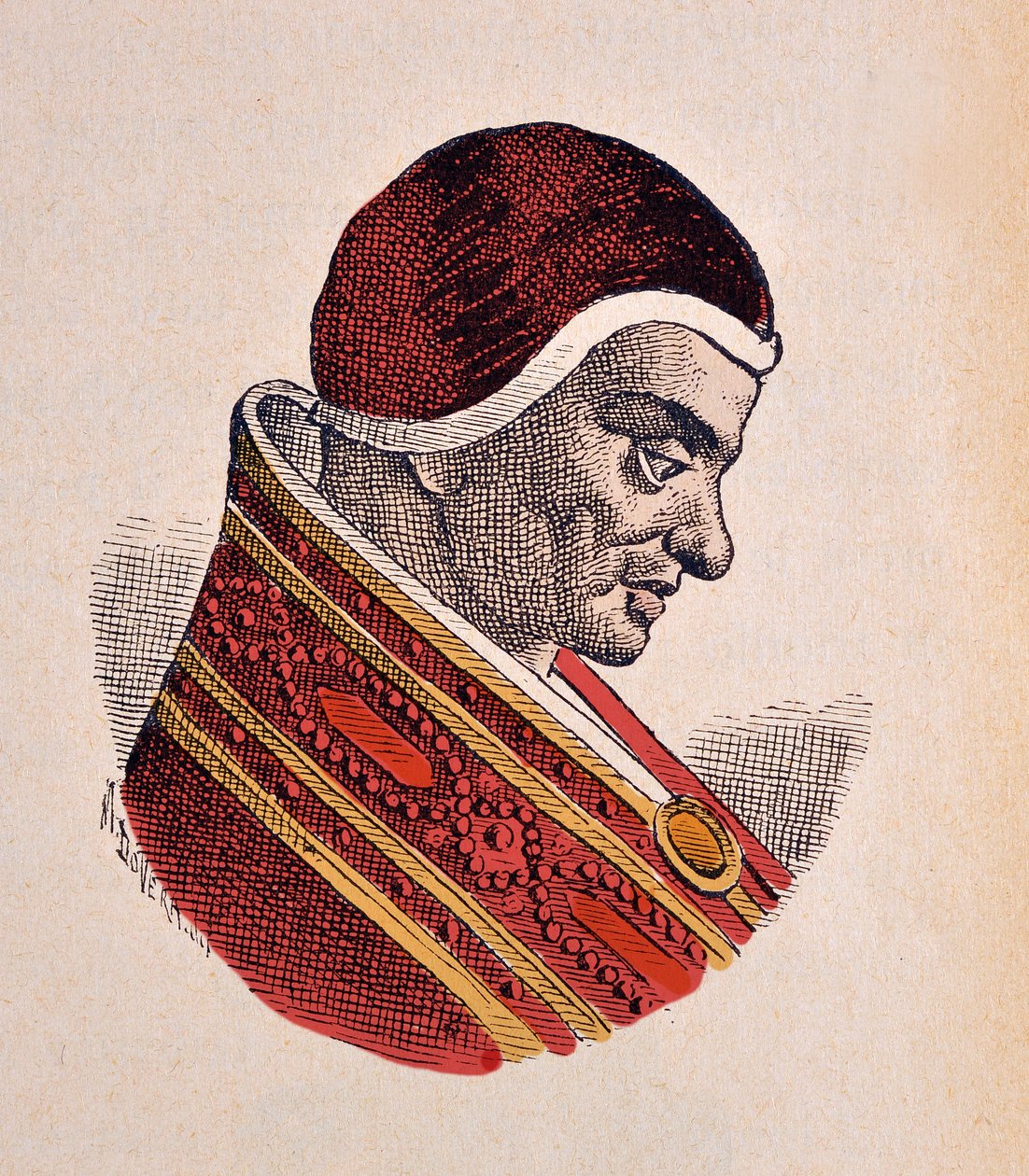 Ritratto di Papa Pasquale II (1099-1118) da Italian School