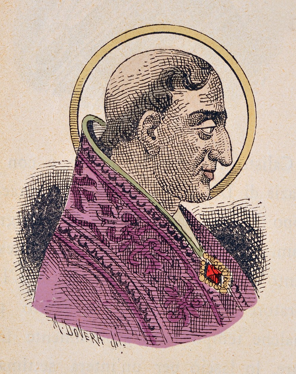Ritratto di Papa Urbano I (222-230) da Italian School