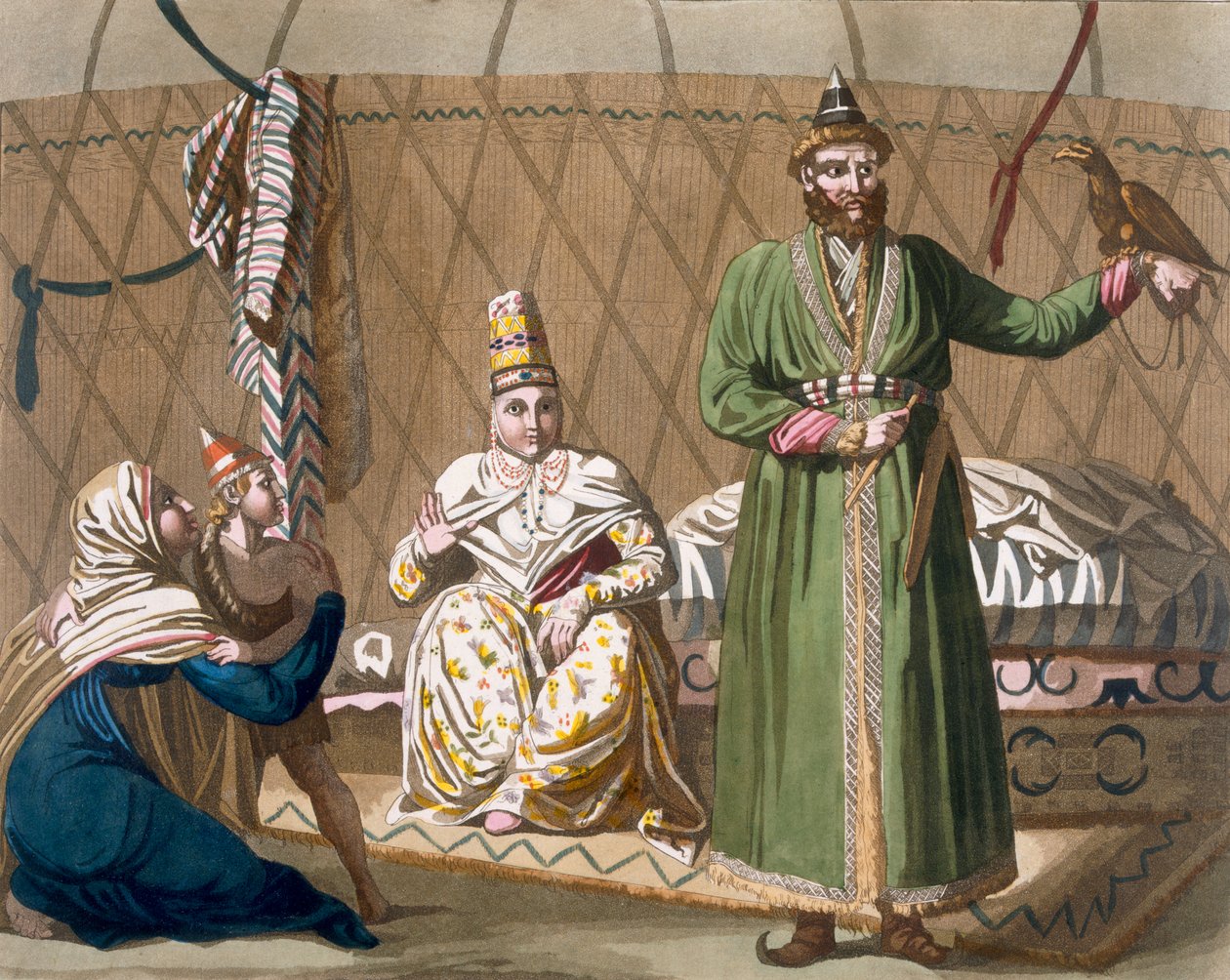 Principe e capo di stato del popolo Kirghiz, c.1820-30 da Italian School