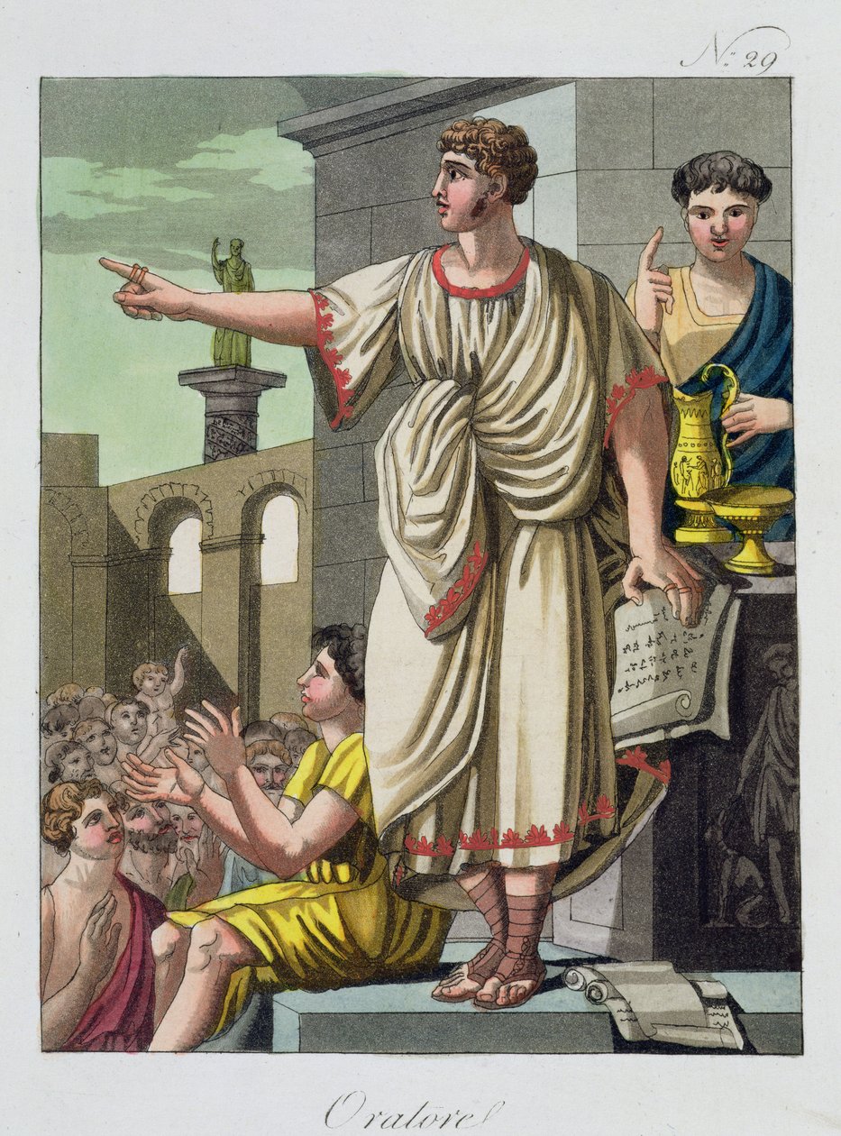 Oratore romano, da L