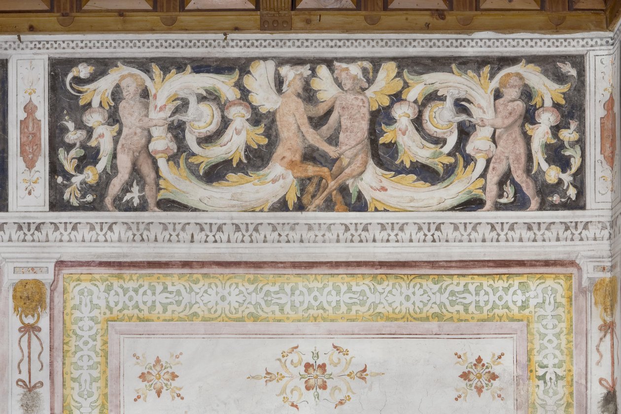 Stanza degli Amorini, dettaglio da Italian School
