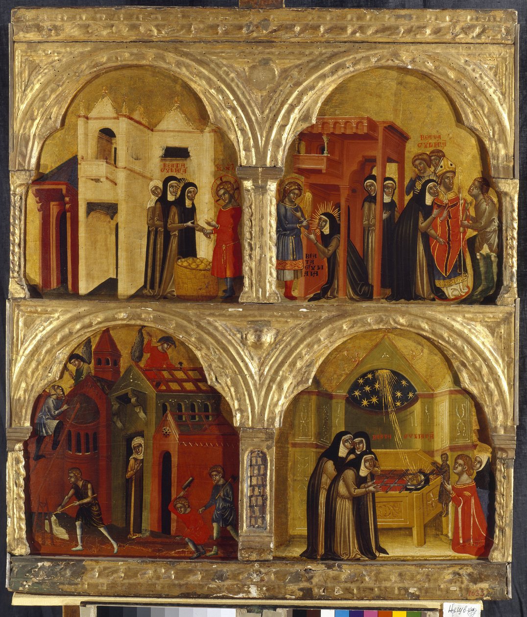 Scena della vita di Santa Giuliana da Italian School