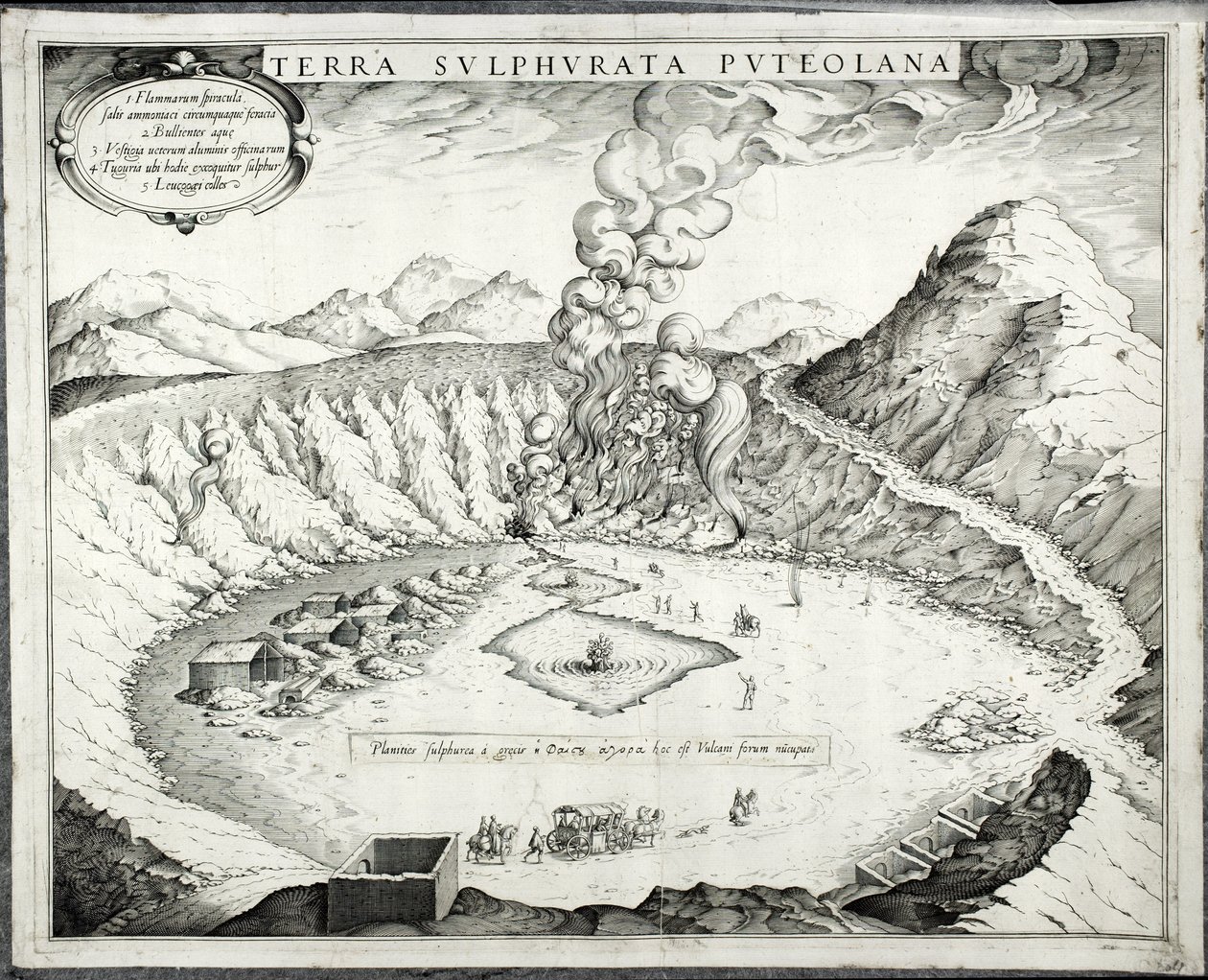 Vulcano Solfatara, Pozzuoli, Napoli da Italian School
