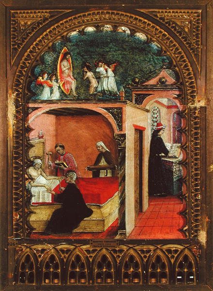 San Girolamo nella sua cella e il sogno di San Girolamo, c.1450 da Italian School