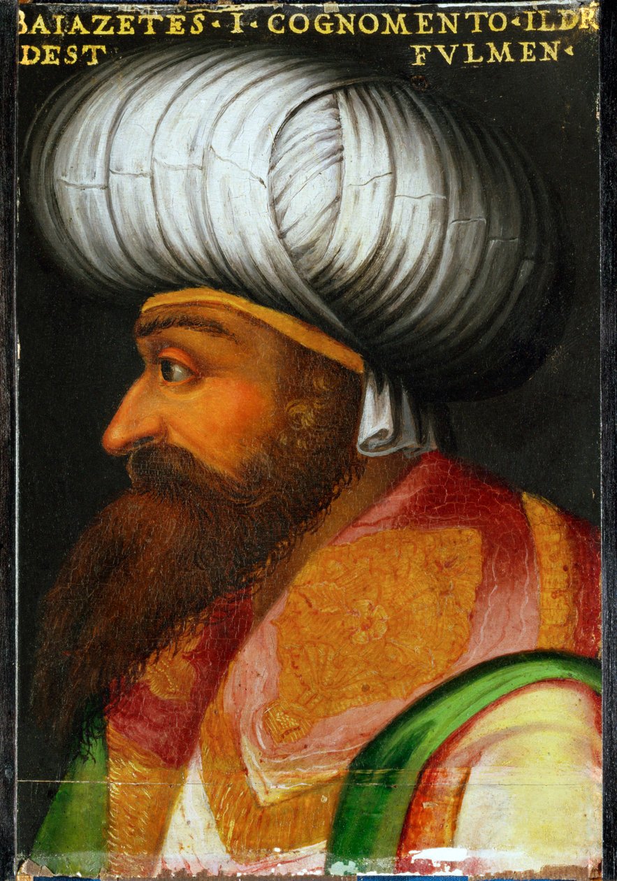Sultano Bajezid I. Yldirim, regno 1389-1402 ... da Italian School