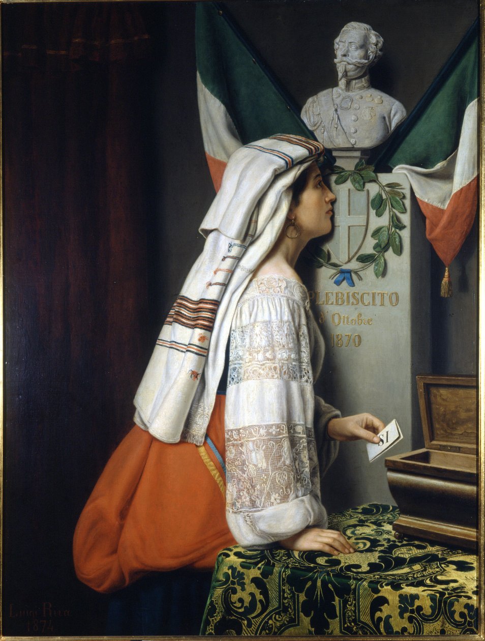 Il plebiscito del 1870. In questa occasione gli italiani votarono per l