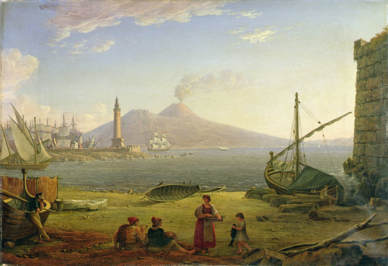 La baia di Napoli da Italian School