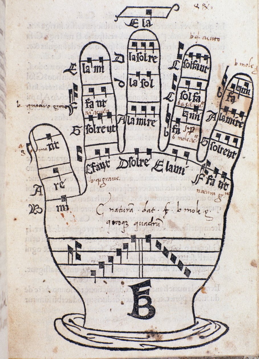 La mano di Guido d