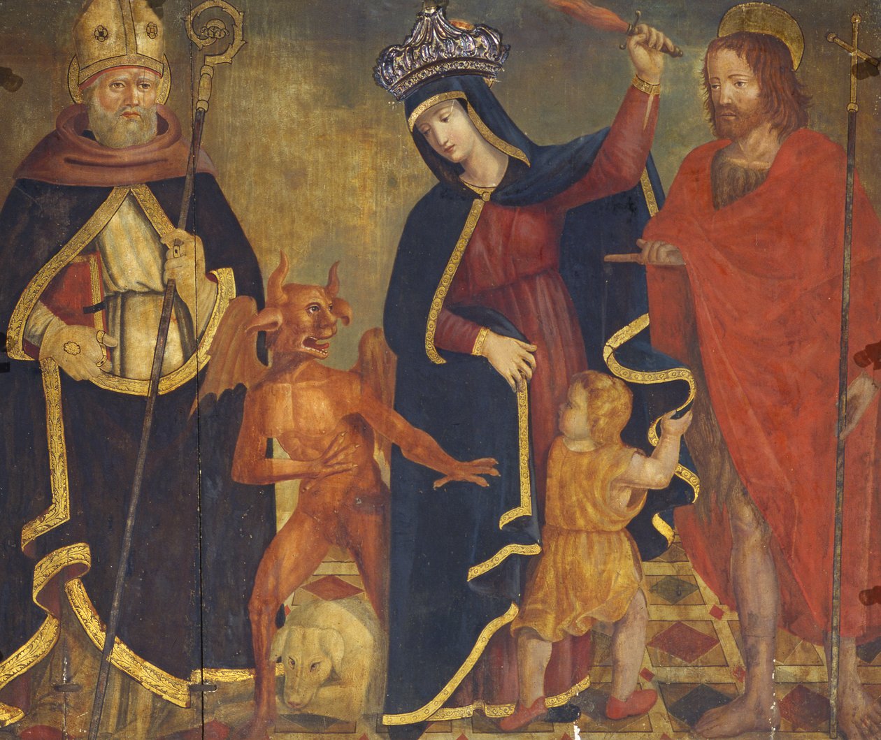 La Madonna del Rilievo con Santi da Italian School