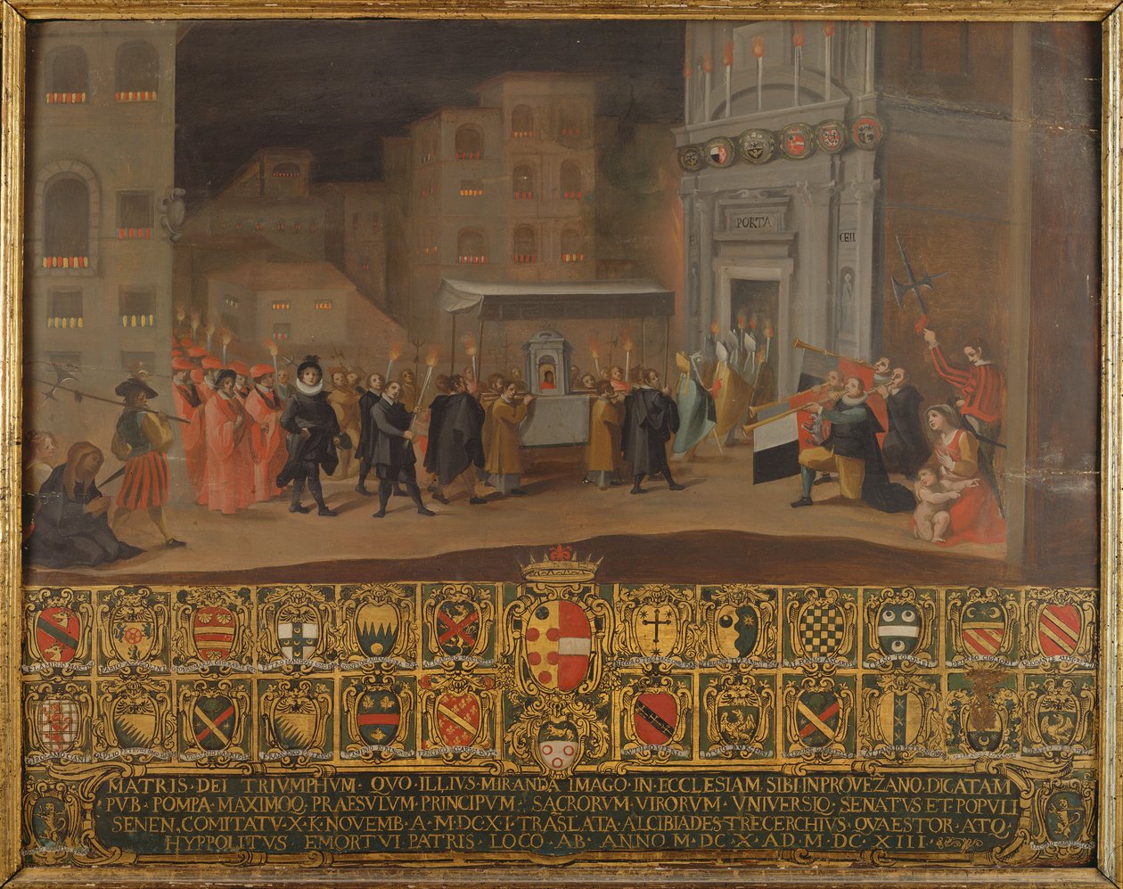 La Traslazione delle Spoglie della Madonna di Provenzano, 1610 da Italian School