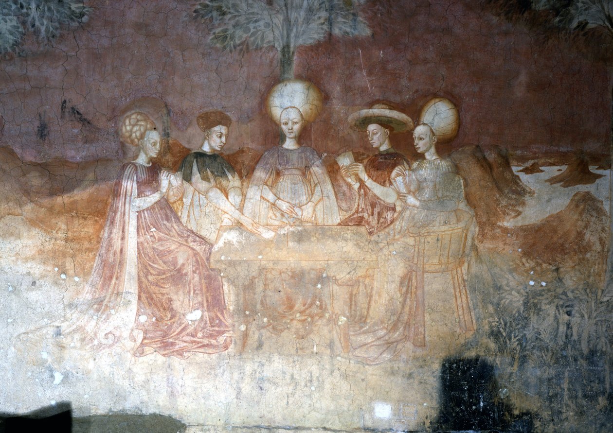Il gioco delle carte. Affreschi del Palazzo Borromeo a Milano da Italian School
