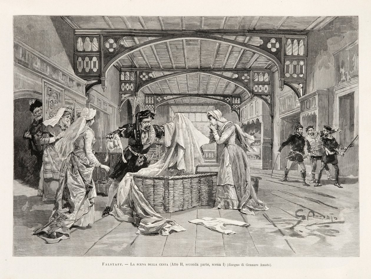 La scena del cesto (Atto II, Parte Due, Scena I) dell