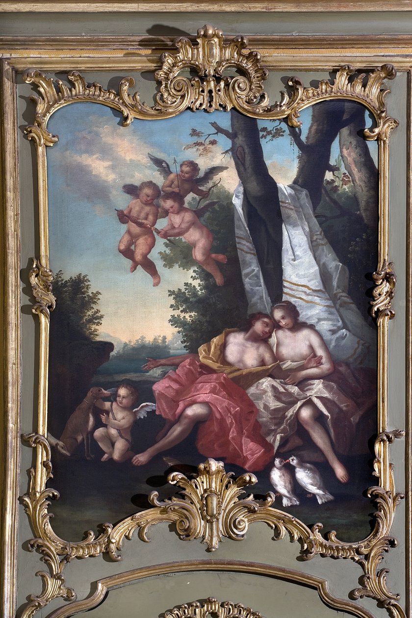 Venere e Adone da Italian School