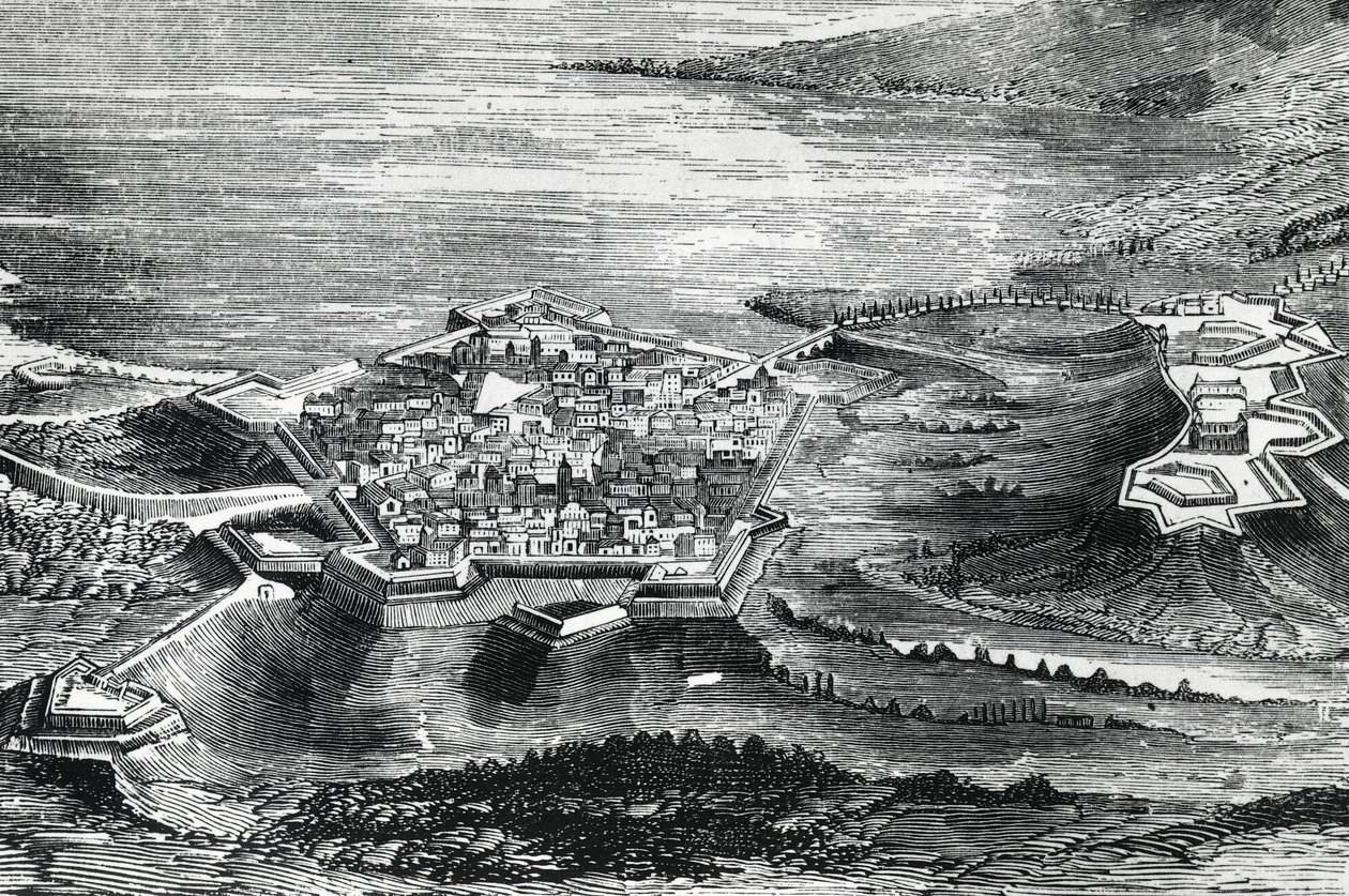 Veduta di Peschiera del Garda da Italian School