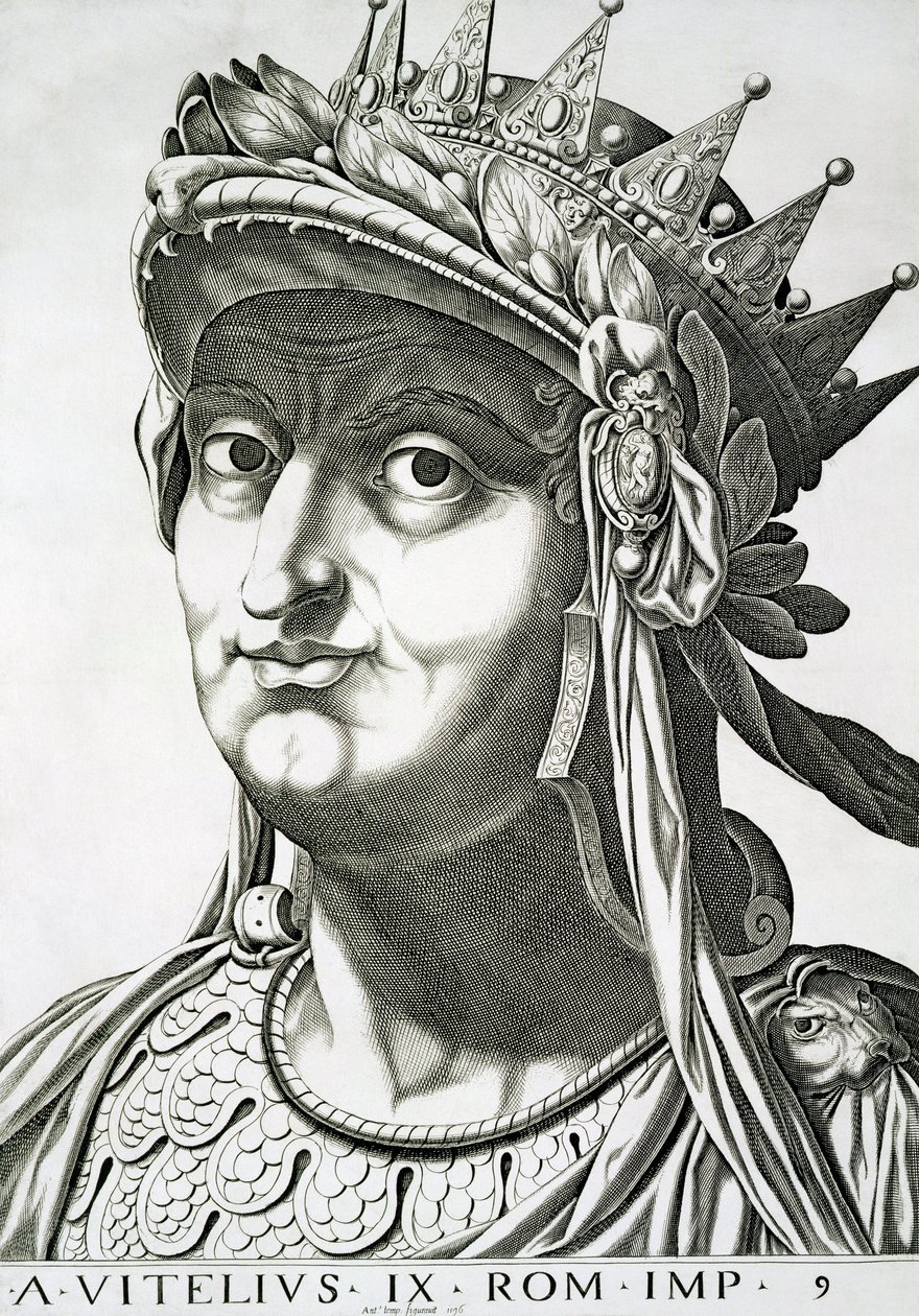 Vitellio (15-69 d.C.), 1596 da Italian School