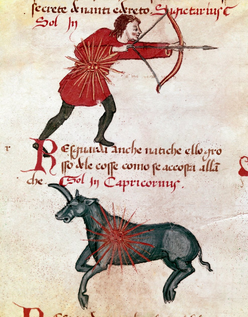 Segni zodiacali: Sagittario e Capricorno da Italian School