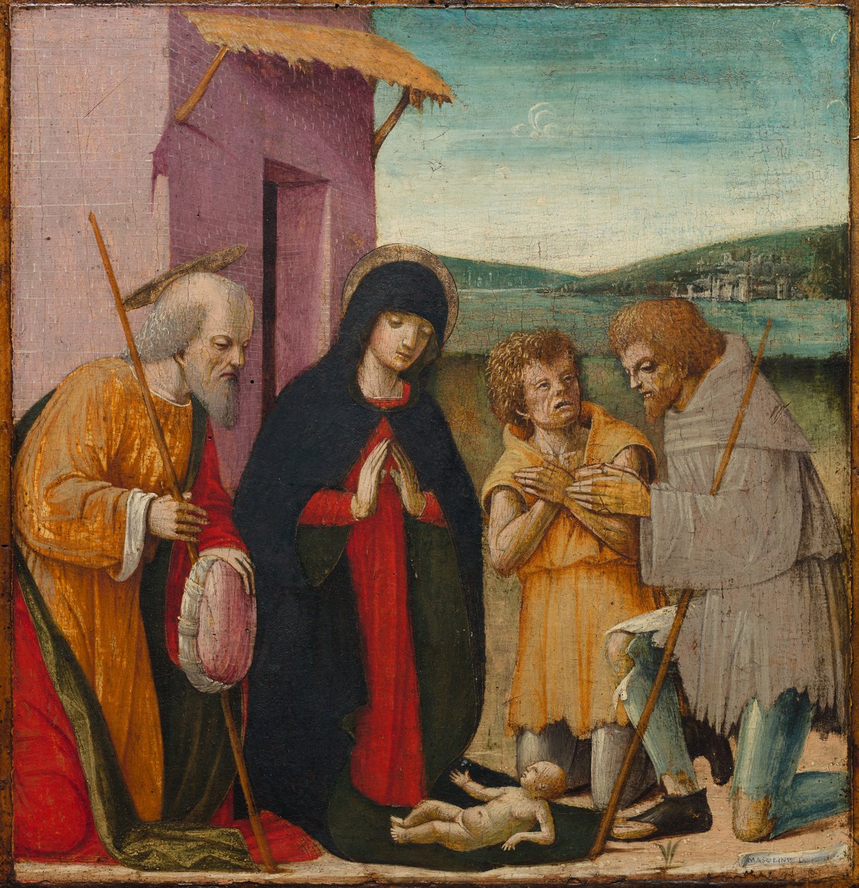 Adorazione dei pastori da Italy, 15th century