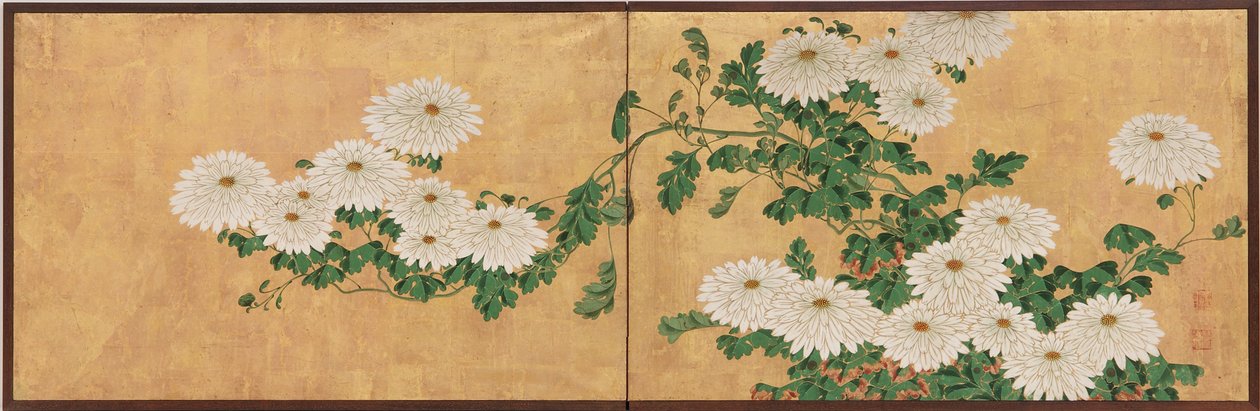 Crisantemi, Periodo Edo da Ito Jakuchu