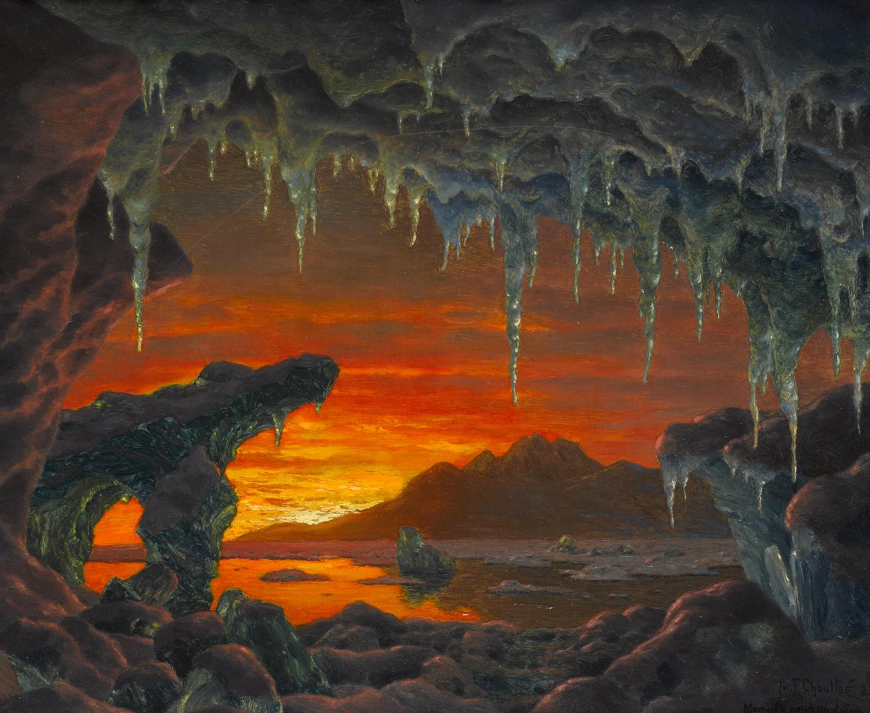 Maquette per un decorazione Grotte Artiche da Ivan Fedorovich Choultse