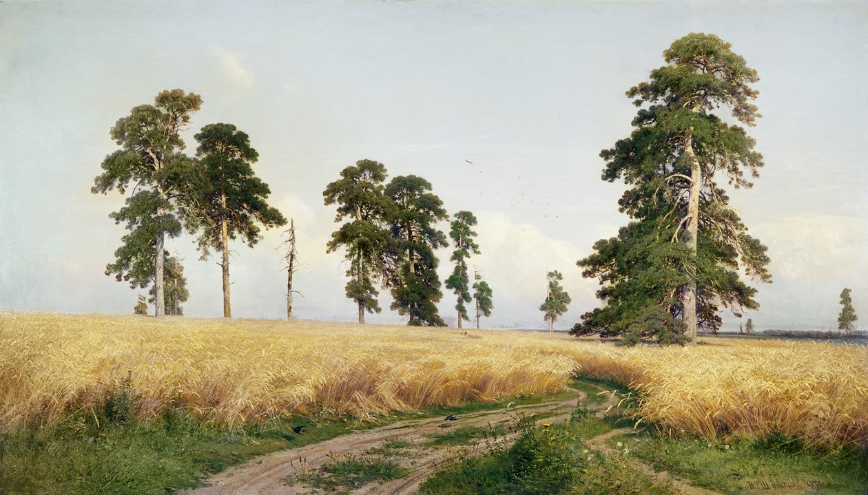 Il campo di grano, 1878 da Ivan Ivanovich Shishkin